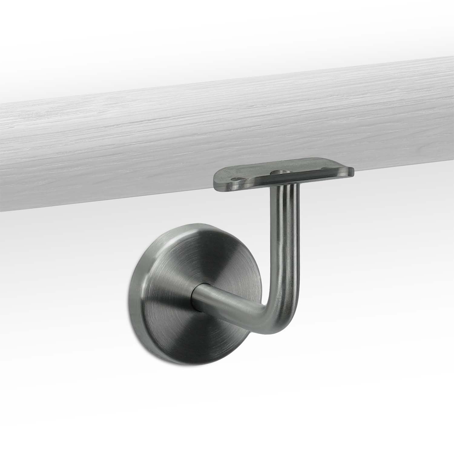 Handlaufhalter Modell 2A<br>(abgerundete Auflageplatte)