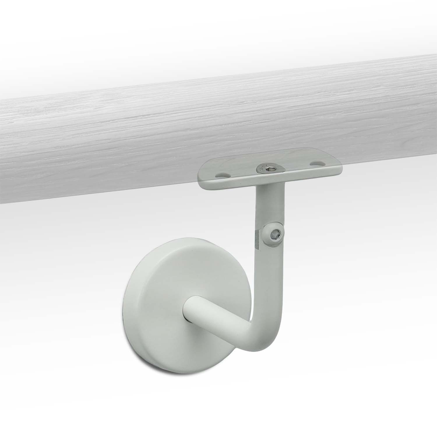 Handlaufhalter Modell 4A<br>(abgerundete Auflageplatte)